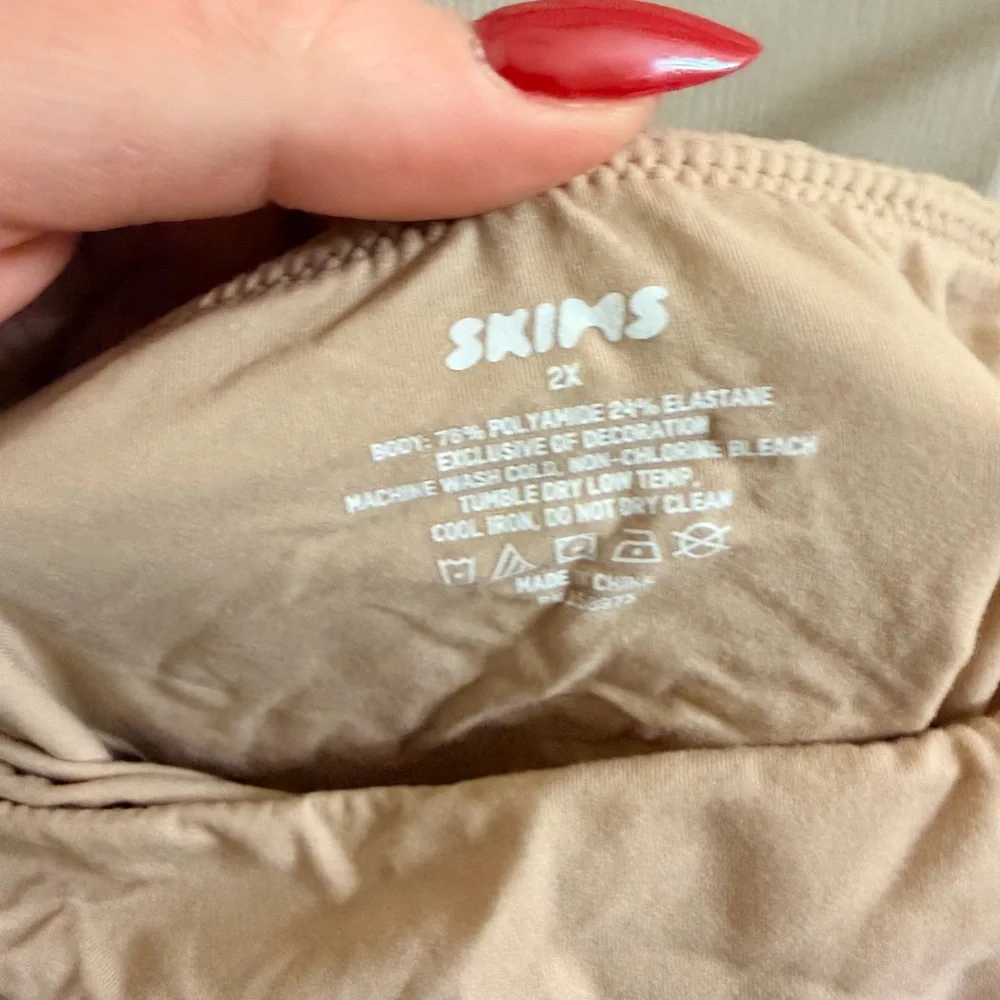 SKIMS Beige Bodysuit with Spaghetti Straps - Picture 2 of 3